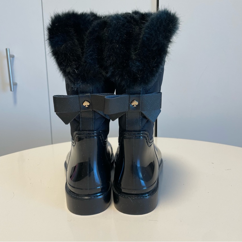 Kate Spade Black Quilted Women's Boots